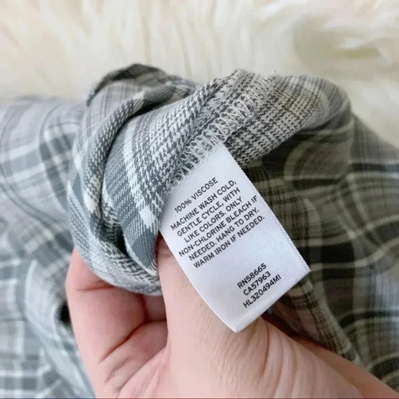 Treasure & Bond Drapey Plaid Shirt - Picture 8 of 10